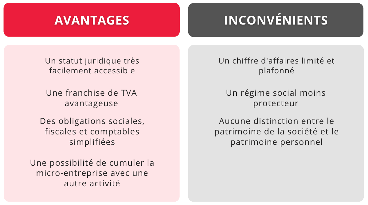 Avantages et inconvénients micro-entreprises